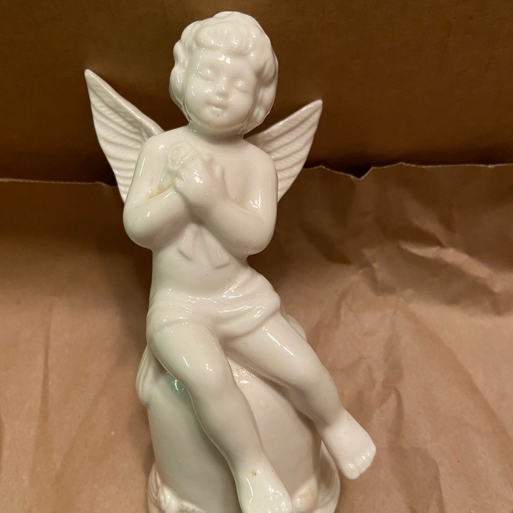 Vintage Porcelain Angel Bell